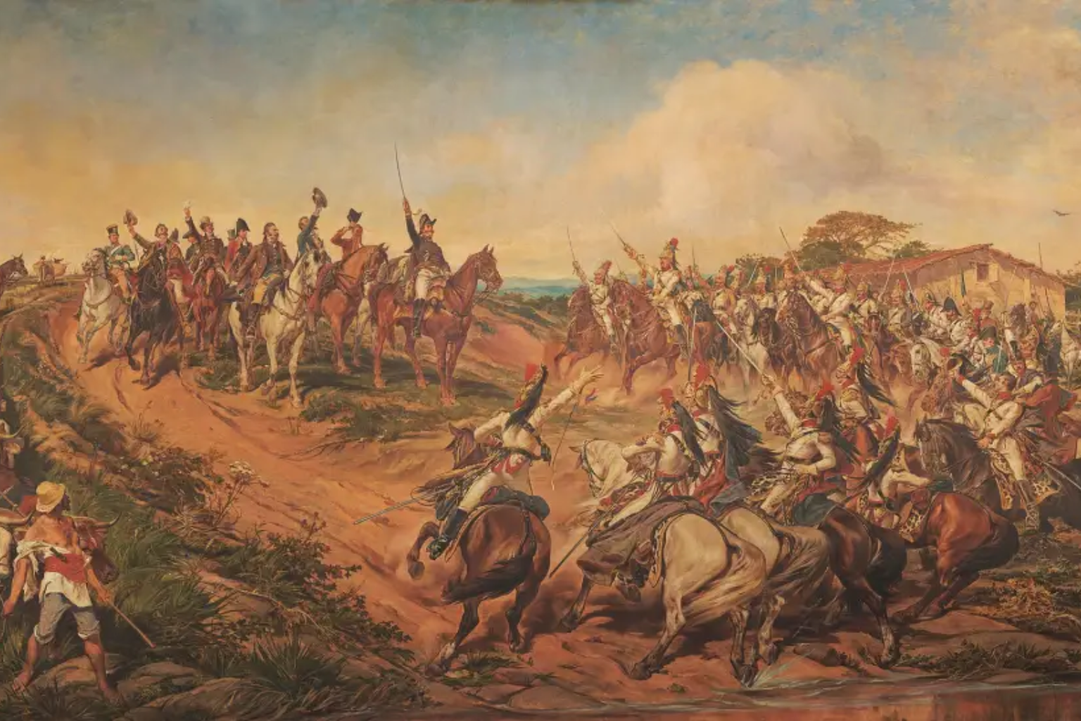 Pintura de Pedro Américo sobre a Proclamação da Independência 