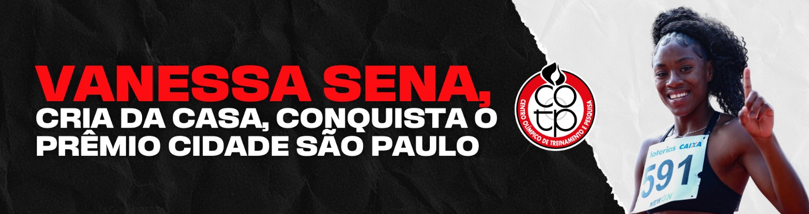 Na imagem, está presente a atleta do Centro Olímpico, Vanessa Sena.