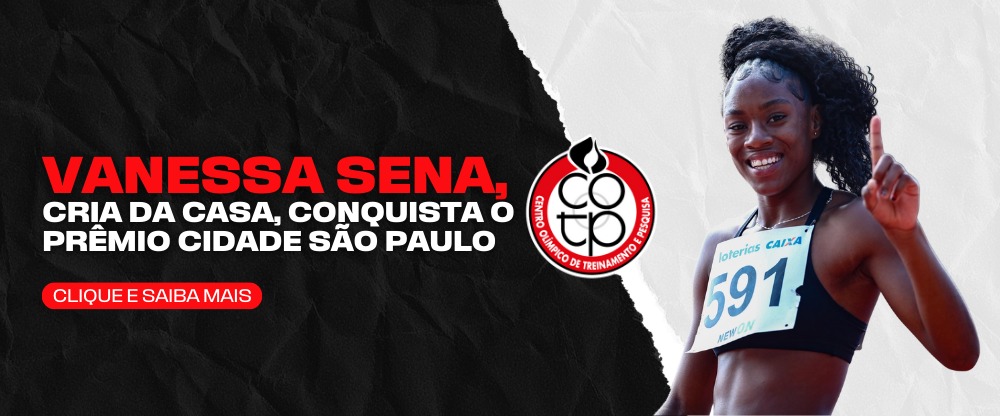 Na imagem, está presente a atleta do Centro Olímpico, Vanessa Sena.