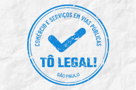 Logo Tô Legal escrito em Azul 